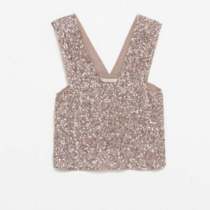 Zara Sequin Top 💖